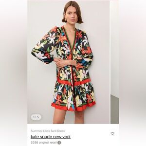 Kate Spade Black and Red Garment
